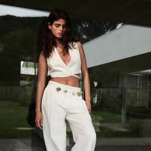 Zara | Linen Tailored Vest